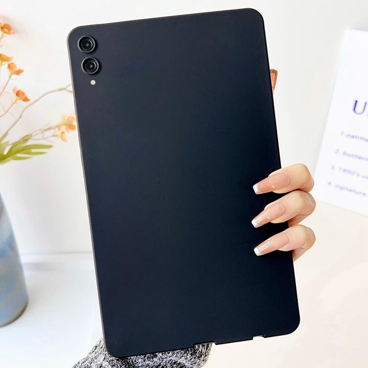 For Samsung Galaxy Tab S9+ / S9 FE+ / S10+ Oil Spray Skin-friendly TPU Tablet Case(Black) by bashfashion