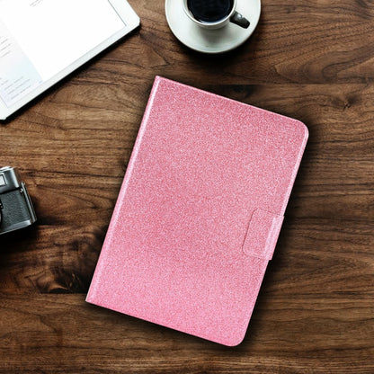 For Samsung Galaxy Tab A11+ / A9+ Glitter Powder Leather Tablet Case with Sleep / Wake-up Function(Pink) by bashfashion