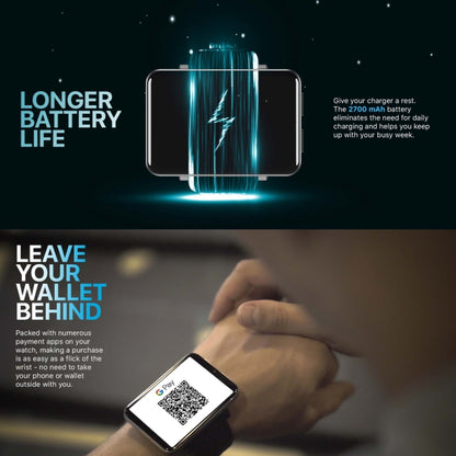 DM100 2.86 inch IPS Full Screen Smart Sport Watch, Support Independent Card Insertion / Multiple Sports Modes / Heart Rate Monitoring / Step Counting, Memory:RAM 1GB+ROM 16GB(Tarnish) by bashfashion