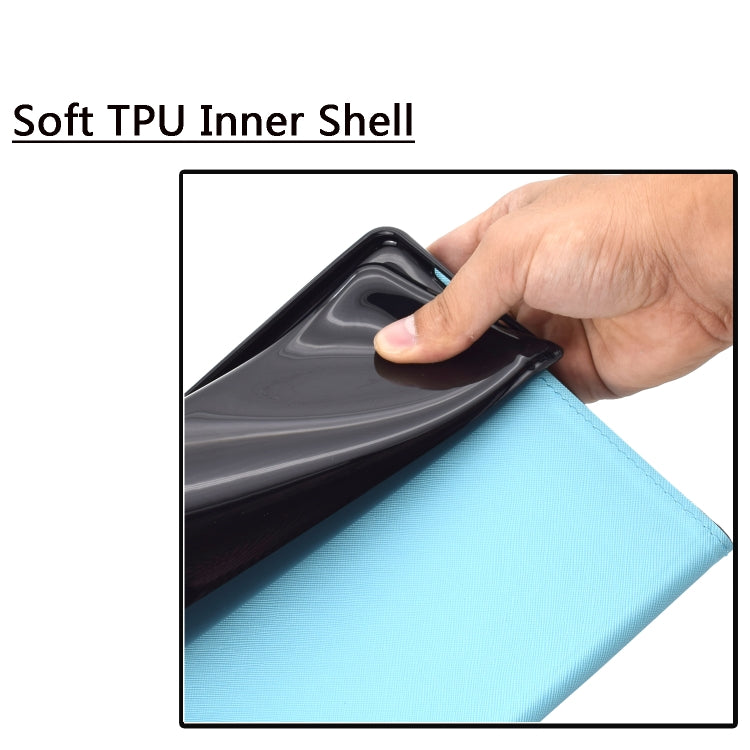 For Samsung Galaxy Tab A11+ / A9+ Coloured Drawing Stitching Flip PU Tablet Case with Sleep / Wake-up Function(Green Butterfly) by bashfashion