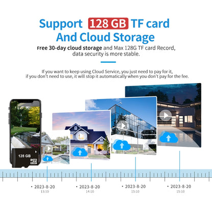 ESCAM TV114 4MP WiFi Camera Support Two-Way Voice & Night Vision & Motion Detection, Specification:EU Plug by ESCAM