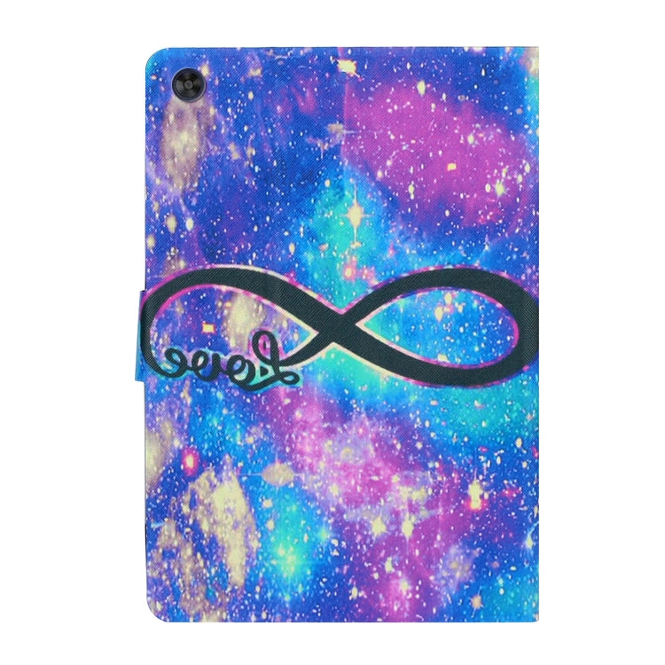 For Samsung Galaxy Tab A11+ / A9+ Voltage Coloured Drawing Smart PU Tablet Case with Sleep / Wake-up Function(LOVE) by bashfashion