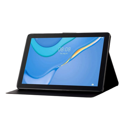 For Samsung Galaxy Tab A11+ / A9+ Voltage Coloured Drawing Smart PU Tablet Case with Sleep / Wake-up Function(Romantic Tower) by bashfashion