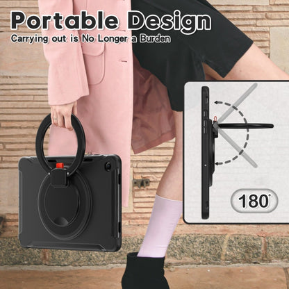 For Samsung Galaxy Tab A9+ / Tab A11+ Shockproof TPU + PC Protective Tablet Case(Black) by bashfashion