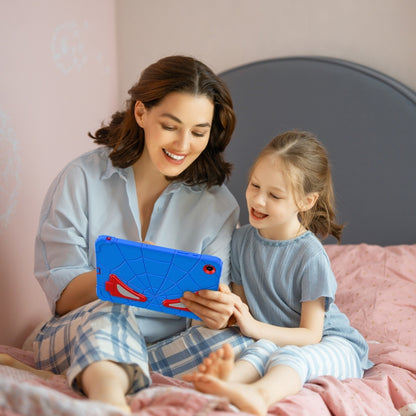 For Samsung Galaxy Tab A11+ / A9+ Spider Silicone Hybrid PC Shockproof Tablet Case(Blue Red) by bashfashion