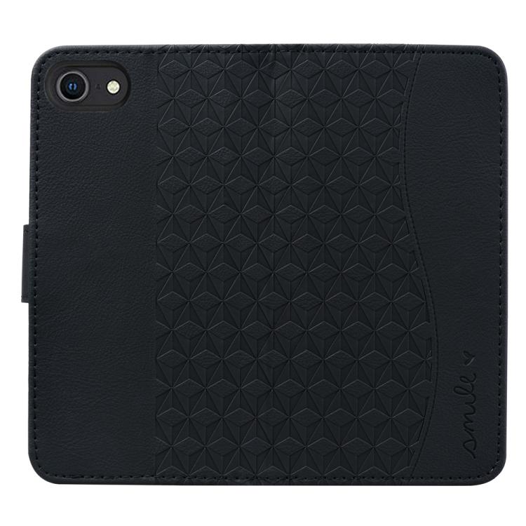 For iPhone 16e Business Diamond Buckle Leather Phone Case with Lanyard(Black) by bashfashion