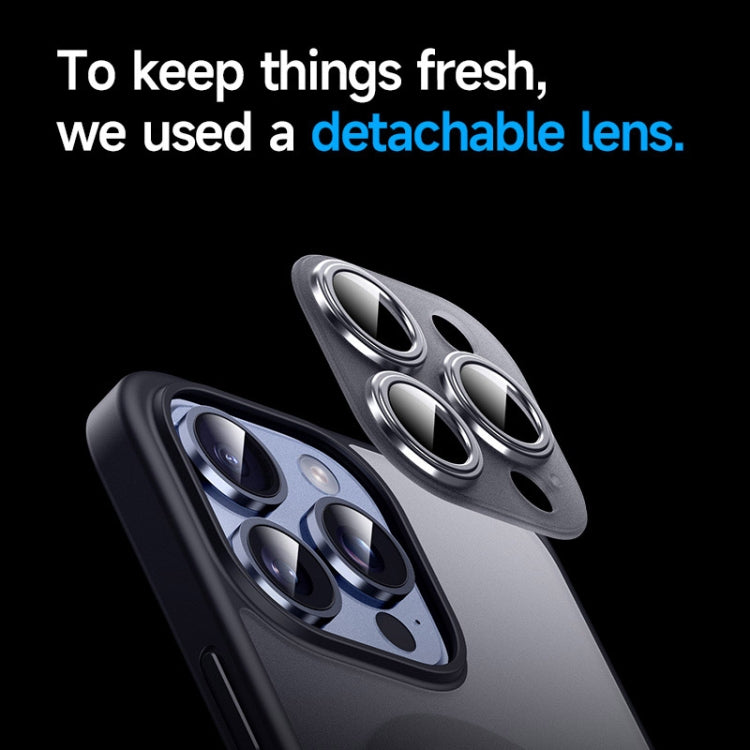 For iPhone 15 Pro Max SULADA Magsafe Magnetic Matte PC + TPU Phone Case(Titanium Gray) by SULADA