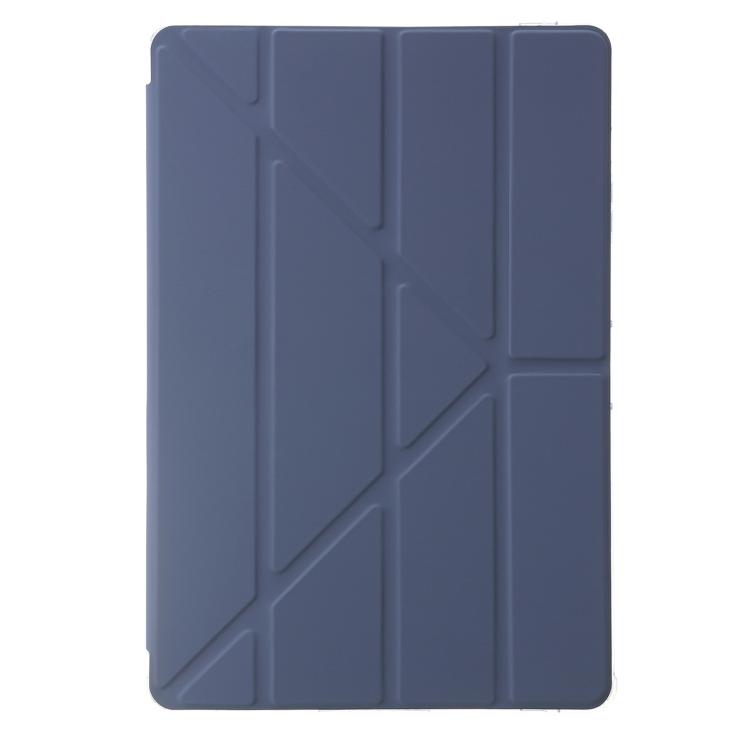 For Samsung Galaxy Tab S10 FE+ Clear Acrylic Deformation Leather Tablet Case(Lavender) by bashfashion