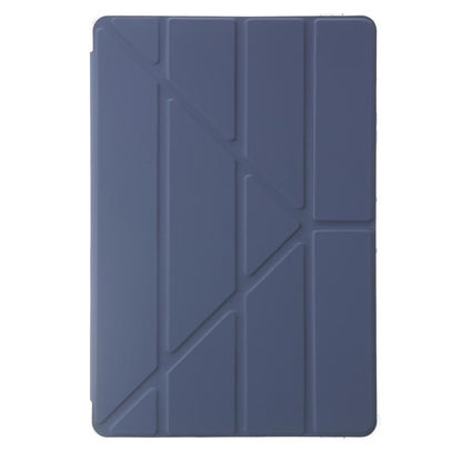 For Samsung Galaxy Tab S10 FE+ Clear Acrylic Deformation Leather Tablet Case(Lavender) by bashfashion