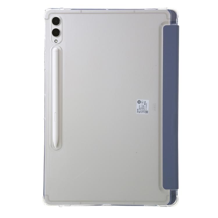 For Samsung Galaxy Tab S10 FE+ Clear Acrylic Deformation Leather Tablet Case(Lavender) by bashfashion