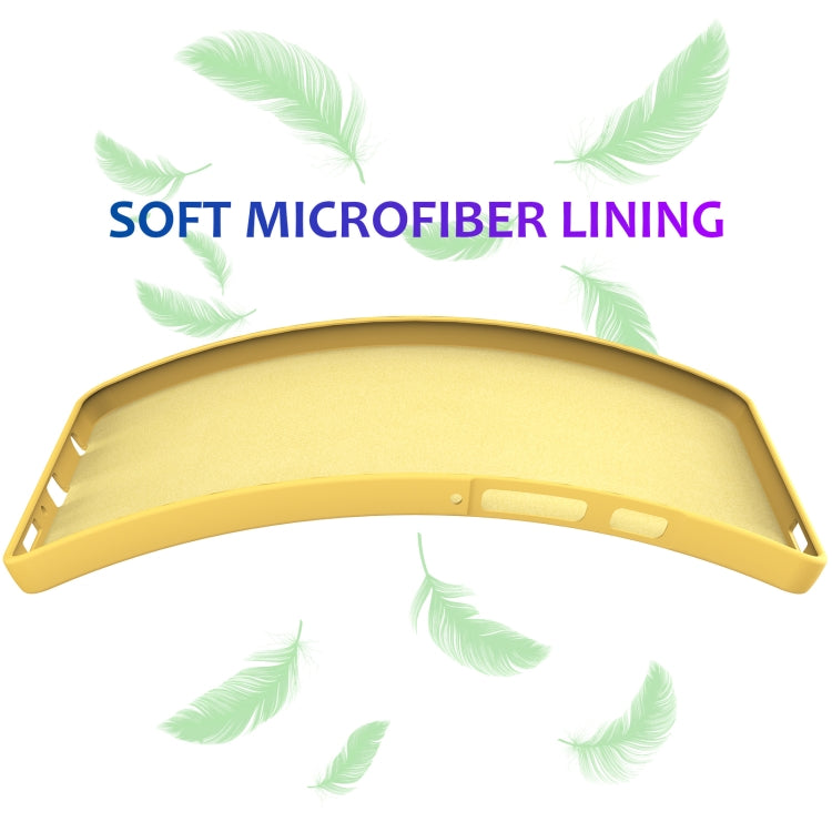 For Samsung Galaxy Tab A9 Pure Color Liquid Silicone Shockproof Tablet Case(Yellow) by bashfashion