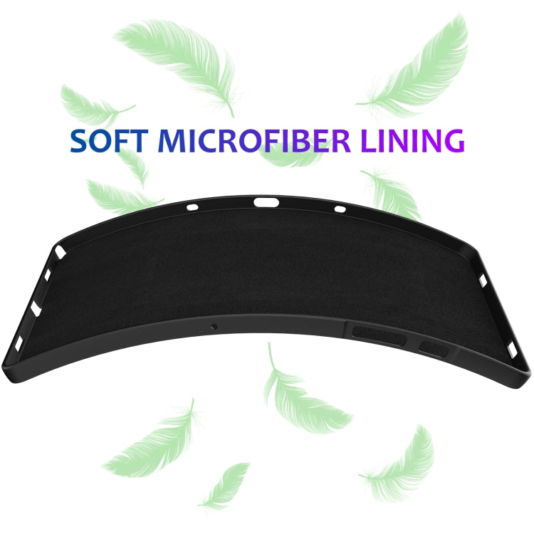 For Samsung Galaxy Tab A9+ Pure Color Liquid Silicone Shockproof Tablet Case(Black) by bashfashion