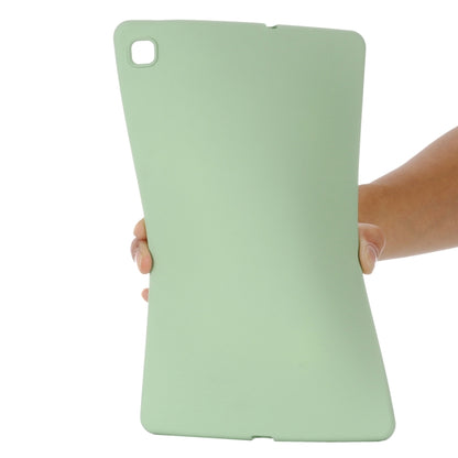 For Samsung Galaxy Tab S6 Lite 2024 Pure Color Liquid Silicone Shockproof Tablet Case(Green) by bashfashion