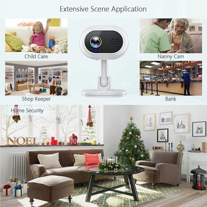 A4 1080P HD WiFi Smart Surveillance Camera Support Two-way Voice & Infrared Night Vision by bashfashion