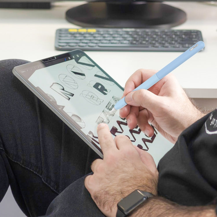 For Apple Pencil 2 / Pro DUX DUCIS Detachable Gradient Colorful Stylus Case(Gradient Blue) by DUX DUCIS