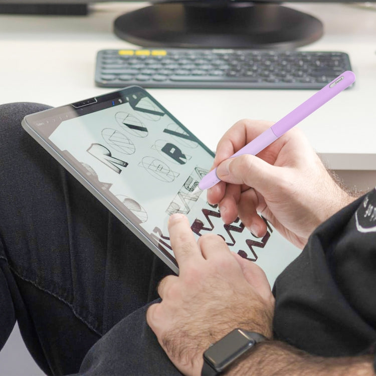 For Apple Pencil 2 / Pro DUX DUCIS Detachable Gradient Colorful Stylus Case(Gradient Purple) by DUX DUCIS