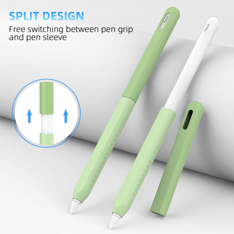 For Apple Pencil 2 / Pro DUX DUCIS Detachable Gradient Colorful Stylus Case(Gradient Green) by DUX DUCIS