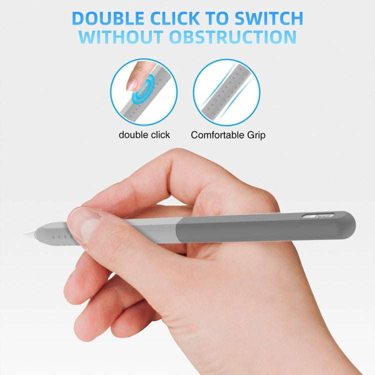 For Apple Pencil 2 / Pro DUX DUCIS Detachable Gradient Colorful Stylus Case(Gradient Grey) by DUX DUCIS