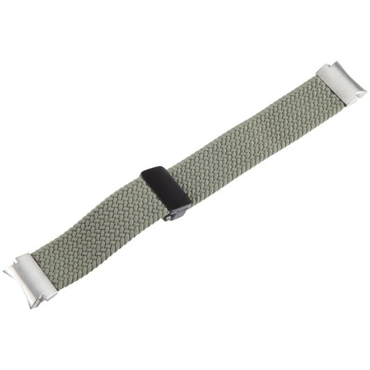 For Samsung Galaxy Watch 6 / 5 / 4 Magnetic Fold Buckle Nylon Woven Watch Band(Green) by bashfashion