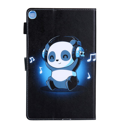 For Samsung Galaxy Tab A11+ / A9+ Colored Drawing Leather Tablet Case(Panda) by bashfashion