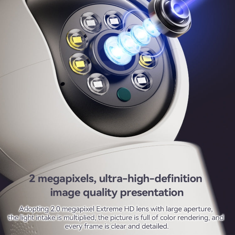 Yesido KM11 3.0MP Full Color Day and Night Smart 2.4G WIFI Camera, Specification:UK Plug by Yesido