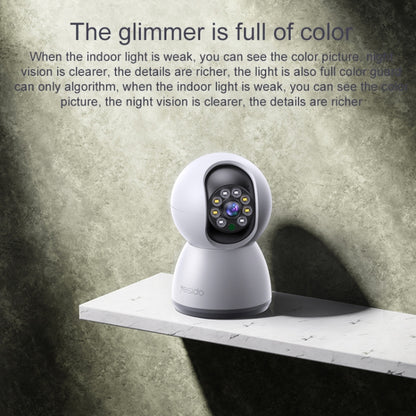 Yesido KM11 3.0MP Full Color Day and Night Smart 2.4G WIFI Camera, Specification:UK Plug by Yesido