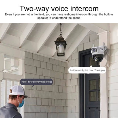 Yesido KM12 2.0MP Dual Lens Full Color HD Camera, Specification:EU Plug by Yesido