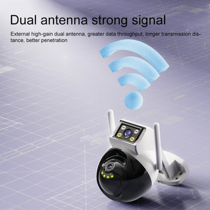 Yesido KM12 2.0MP Dual Lens Full Color HD Camera, Specification:EU Plug by Yesido