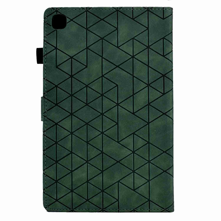 For Samsung Galaxy Tab A7 Lite T220 Rhombus TPU Leather Tablet Case(Green) by bashfashion
