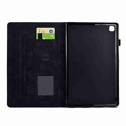 For Samsung Galaxy Tab A7 10.4 2020 T500 Rhombus TPU Smart Leather Tablet Case(Black) by bashfashion
