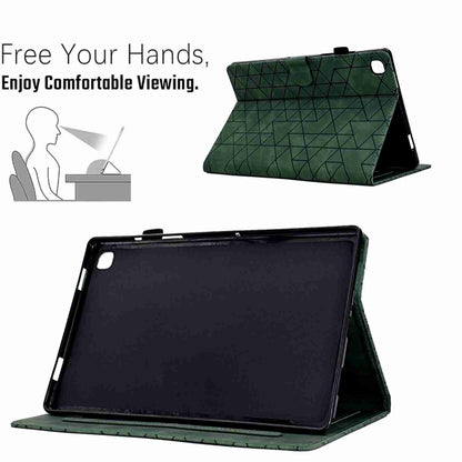 For iPad 10.2 Rhombus TPU Smart Leather Tablet Case(Green) by bashfashion