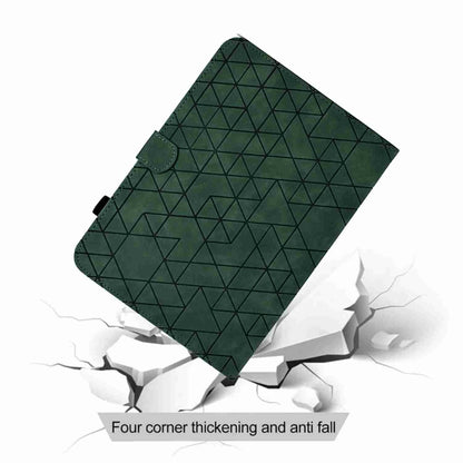 For iPad 10.2 Rhombus TPU Smart Leather Tablet Case(Green) by bashfashion