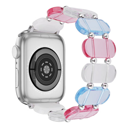 For Apple Watch Series 4 40mm Stretch Resin Watch Band(Colorful) by bashfashion