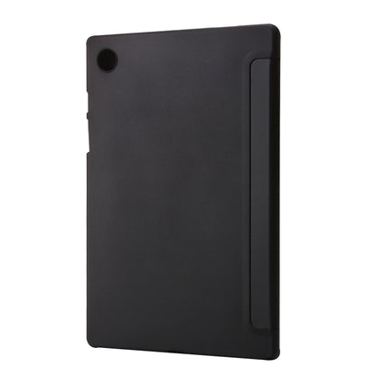 For Samsung Galaxy Tab A11 / A9 TPU Deformation Multi-Fold Leather Tablet Case(Black) by bashfashion