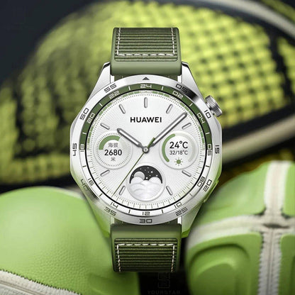 For Huawei Watch GT4 46mm Nylon Hybrid Braid Silicone Watch Band, Size: 22mm(Grey) by bashfashion