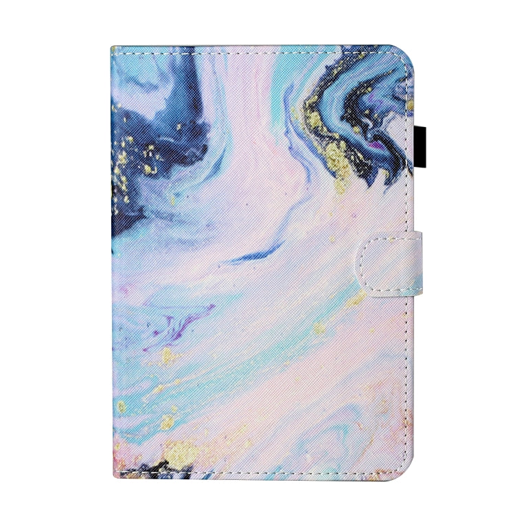For Samsung Galaxy Tab A11 / A9 Coloured Drawing Stitching Smart Leather Tablet Case(Quicksand) by bashfashion