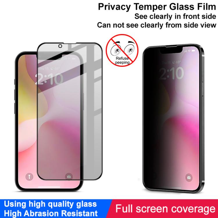 For iPhone 16e imak HD Full Screen Anti-spy Tempered Glass Protective Film by imak