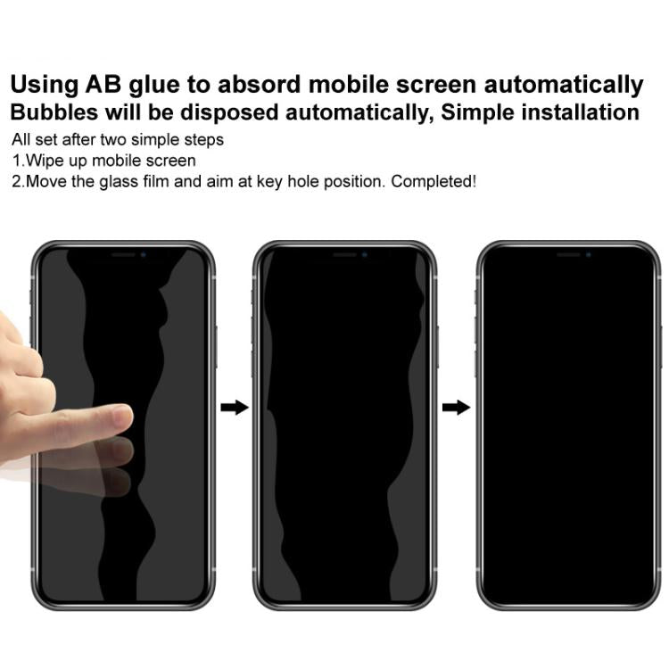 For iPhone 16e imak HD Full Screen Anti-spy Tempered Glass Protective Film by imak