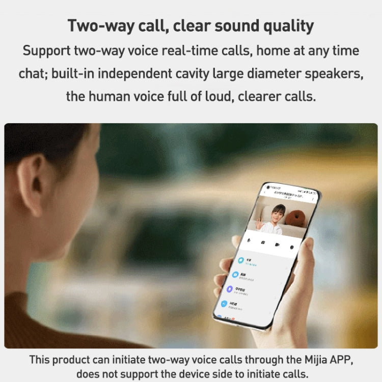 Original Xiaomi Smart Camera 3 Pro PTZ 360 Degree Panorama 350W Pixels Two-Way Voice Call, US Plug(White) by Xiaomi