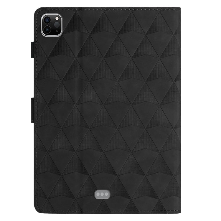 For iPad Pro 11.0 2022 / Air 10.9 2022 Diamond Texture Embossed Leather Smart Tablet Case(Black) by bashfashion