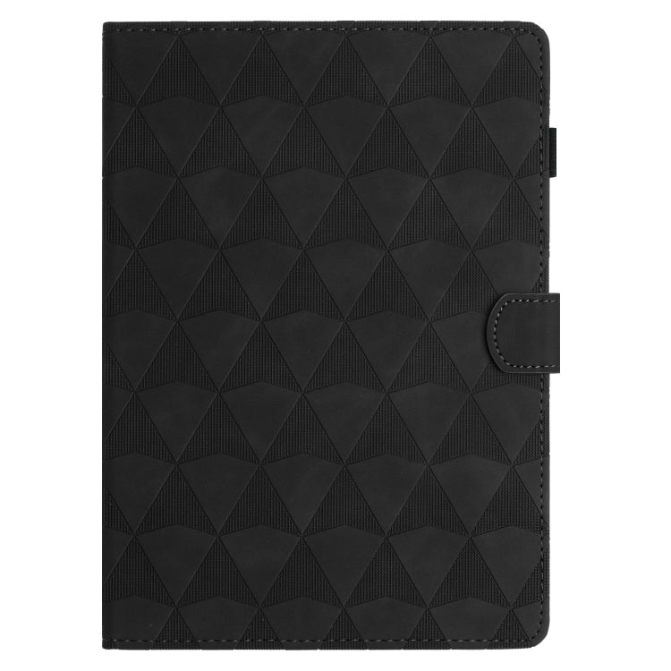 For iPad 10.2 2021 / 2020 / 10.5 2019 Diamond Texture Embossed Leather Smart Tablet Case(Black) by bashfashion