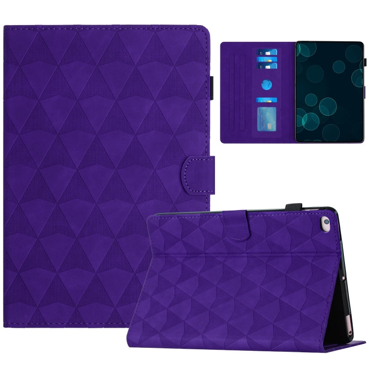 For iPad Pro 9.7 / 9.7 2018 / 2017 Diamond Texture Embossed Leather Smart Tablet Case(Purple) by bashfashion
