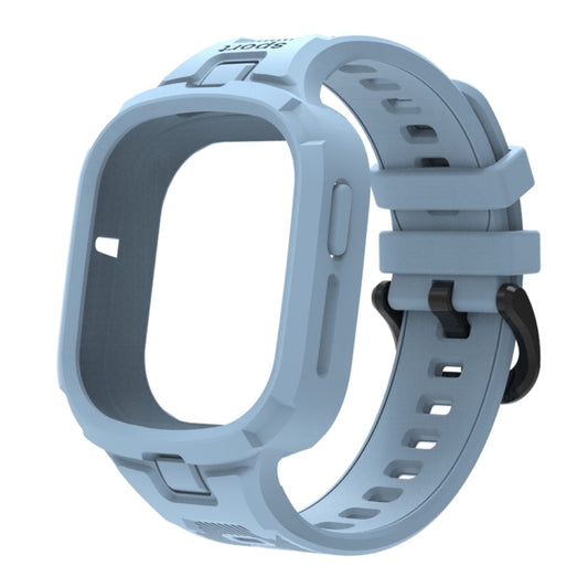 For Honor Watch 4 Solid Color Integrated TPU Watch Band(Light Blue) by bashfashion