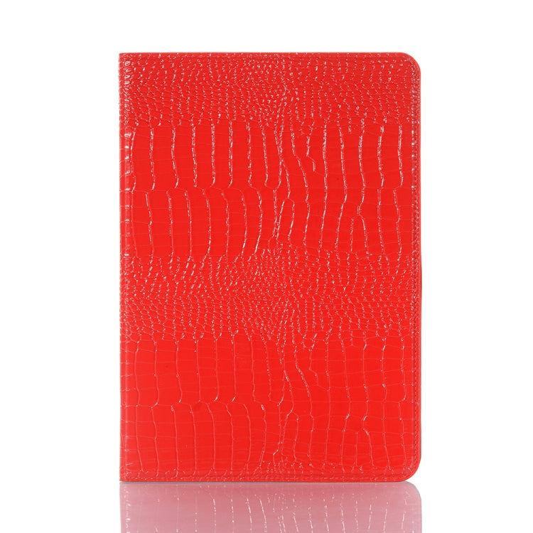 For Samsung Galaxy Tab S9 FE Crocodile Texture Leather Tablet Case(Red) by bashfashion
