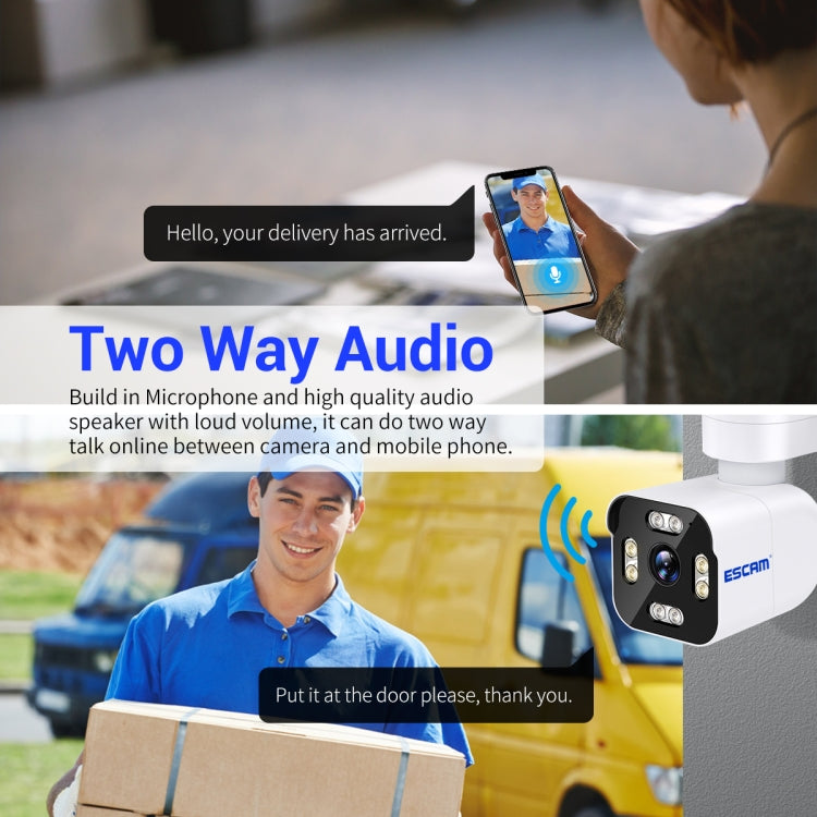 ESCAM PT303 3MP HD Motion Detection APP Control Pan & Tilt WiFi IP Camera(EU Plug) by ESCAM