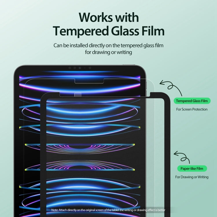 For iPad Pro 12.9 2022/2021/2020 DUX DUCIS Naad Series Removable Paper-like Screen Protector by DUX DUCIS