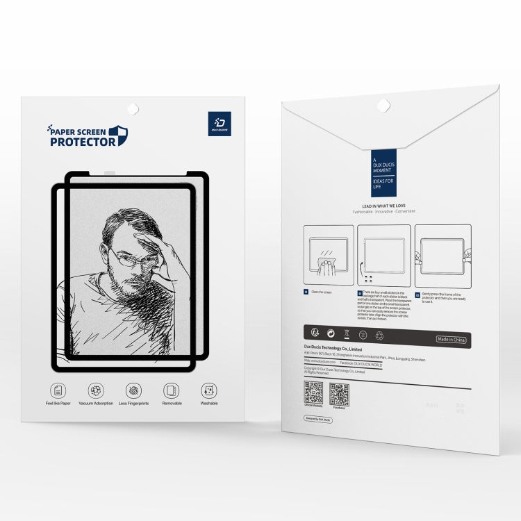For iPad Pro 13 2025 / 2024 DUX DUCIS Naad Series Removable Paper-like Screen Protector by DUX DUCIS