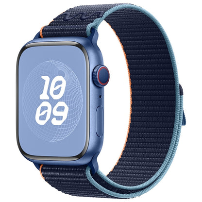 For Apple Watch Ultra 49mm Loop Nylon Watch Band(Dark Navy) by bashfashion