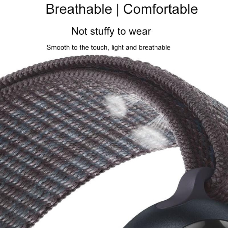 For Apple Watch Ultra 2 49mm Loop Nylon Watch Band(Green Blue) by bashfashion