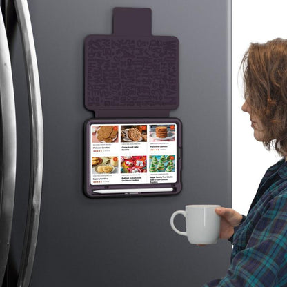 For iPad mini 2024 / mini 6 Notebook Magnetic Leather Tablet Case(Purple) by bashfashion